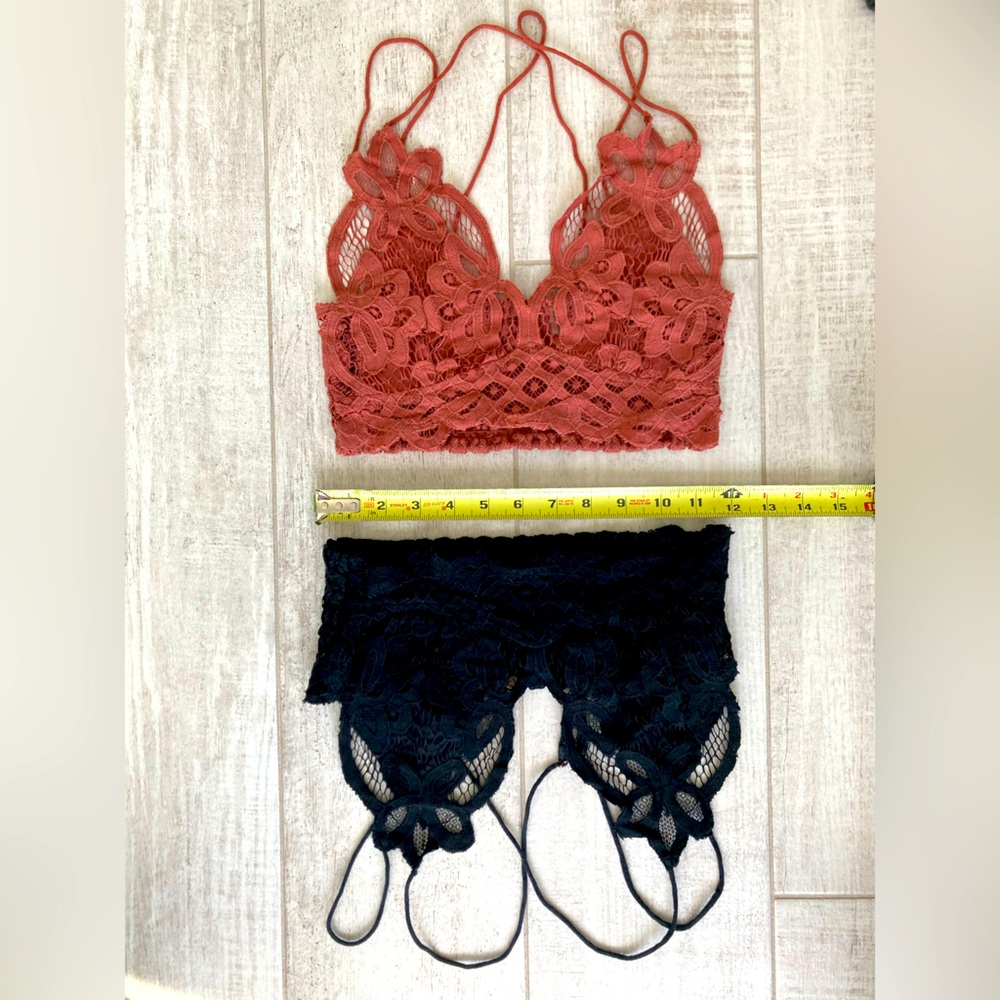 Free People Bralette Lace x2 - Picture 2 of 6